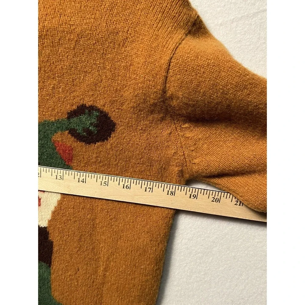 TUCKER KNITS Sweater Basketball print Mock Neck - Picture 4 of 11